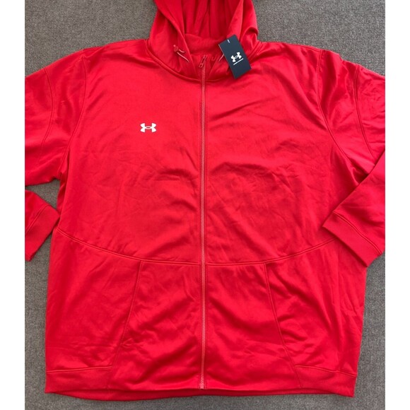 Under Armour Hoodie Mens 5XL UA Storm Fleece Performance Loose Fit Zip-Up - Picture 1 of 9